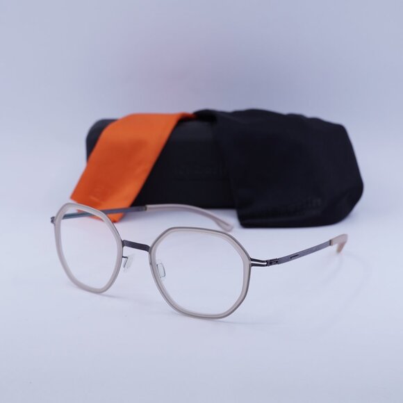 Ic! Berline RAJA D0094H 301 Round Eyeglasses 48mm – Aubergine Ice Tea Matte - Picture 4 of 10